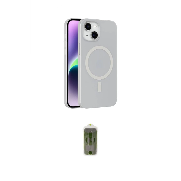 ieg™ iPhone 14 Kılıf Çekirdek Modern Prime - Siyah Joko Magic 5D Hayalet Cam