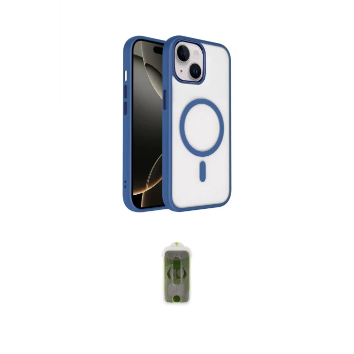 ieg™ iPhone 14 Kılıf Kıvılcım Prime - Siyah Joko Magic 5D Hayalet Cam