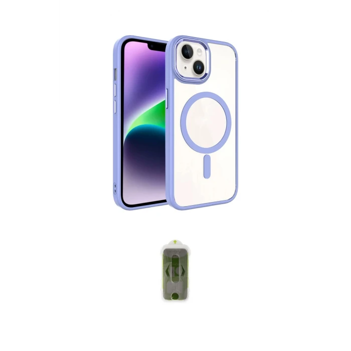 ieg™ iPhone 14 Kılıf Kıvılcım Prime - Siyah Joko Magic 5D Hayalet Cam