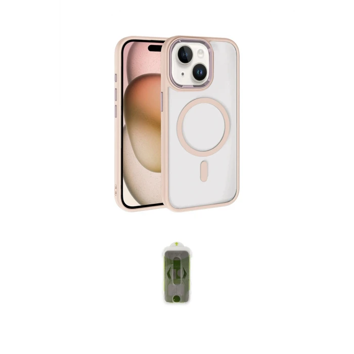 ieg™ iPhone 14 Kılıf Kıvılcım Prime - Siyah Joko Magic 5D Hayalet Cam