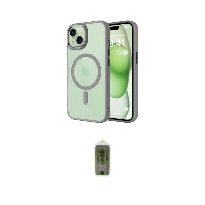 ieg™ iPhone 14 Kılıf Kıvılcım Prime - Siyah Joko Magic 5D Hayalet Cam