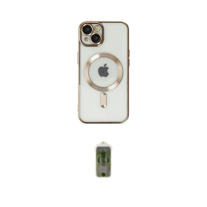 ieg™ iPhone 14 Kılıf Nova Işık Özel Seri - Siyah Joko Magic 5D Hayalet Cam