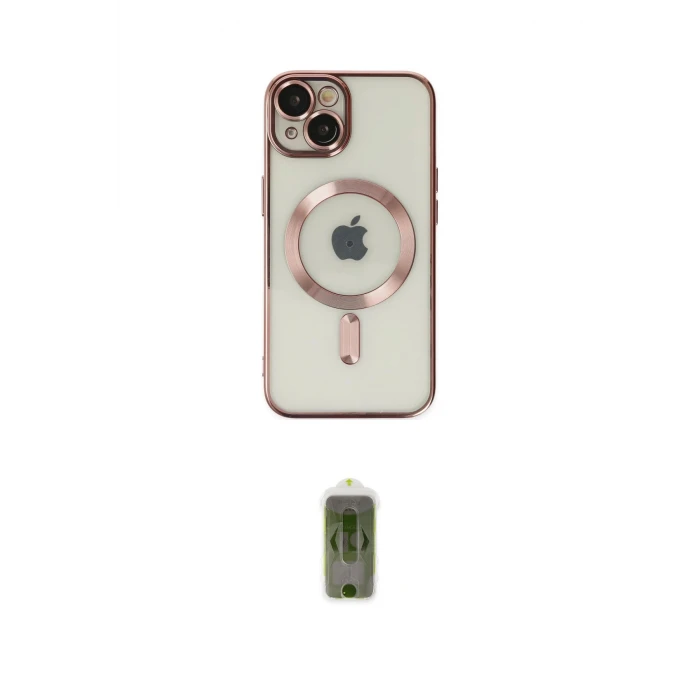 ieg™ iPhone 14 Kılıf Nova Işık Özel Seri - Siyah Joko Magic 5D Hayalet Cam