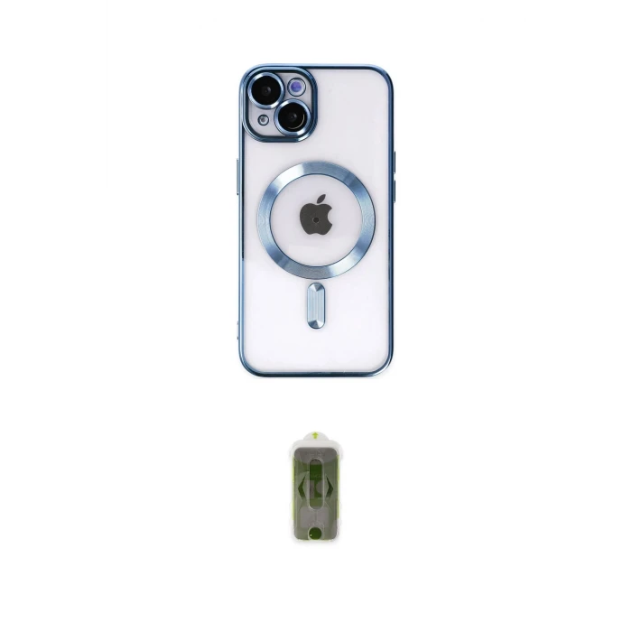 ieg™ iPhone 14 Kılıf Nova Işık Özel Seri - Siyah Joko Magic 5D Hayalet Cam