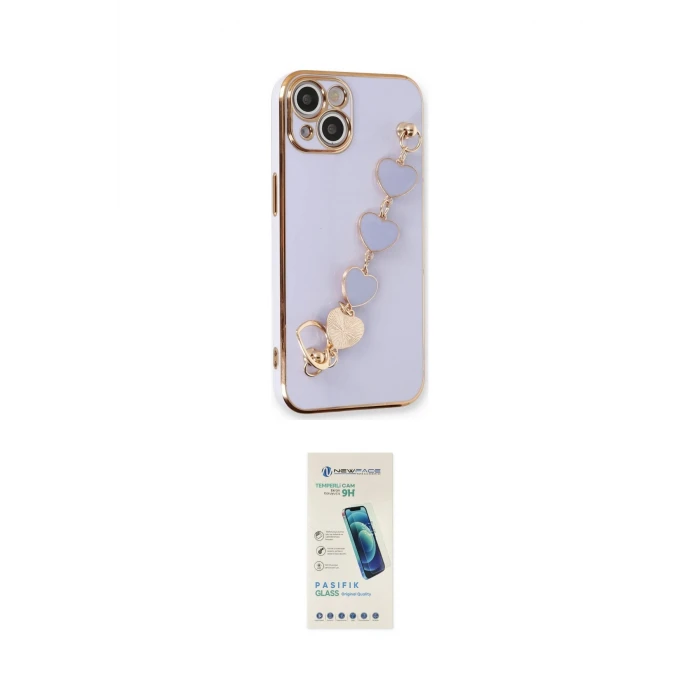 ieg™ iPhone 14 Kılıf Nova Işık Prime - Şeffaf Pasifik Cam Ekran Koruyucu