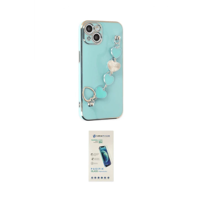 ieg™ iPhone 14 Kılıf Nova Işık Prime - Şeffaf Pasifik Cam Ekran Koruyucu