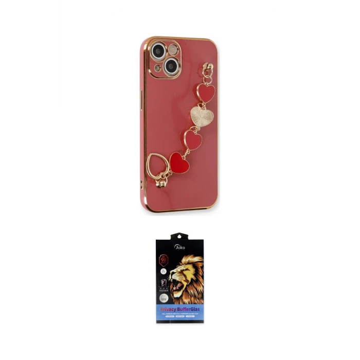 ieg™ iPhone 14 Kılıf Nova Işık Prime - Siyah Buffer Hayalet Cam Ekran Koruyucu