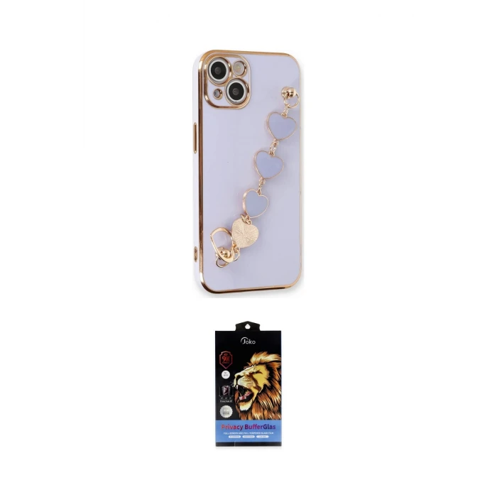 ieg™ iPhone 14 Kılıf Nova Işık Prime - Siyah Buffer Hayalet Cam Ekran Koruyucu