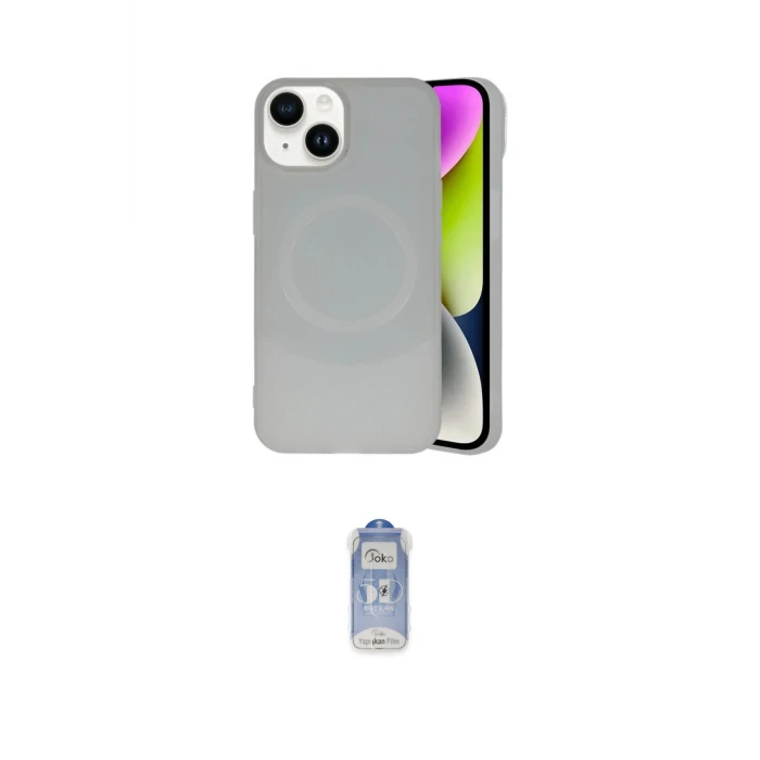 ieg™ iPhone 14 Kılıf Ufuk Serisi - Siyah Joko Magic 5D Cam