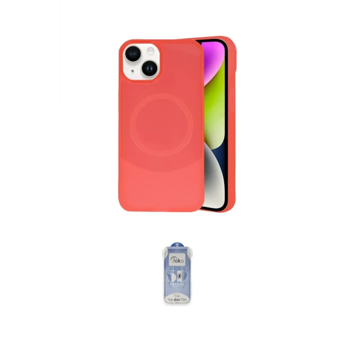 ieg™ iPhone 14 Kılıf Ufuk Serisi - Siyah Joko Magic 5D Cam