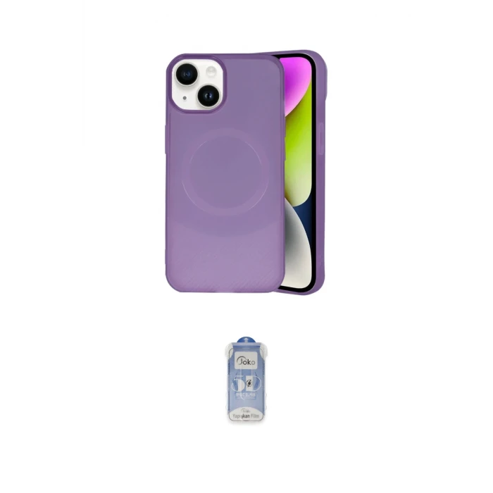 ieg™ iPhone 14 Kılıf Ufuk Serisi - Siyah Joko Magic 5D Cam