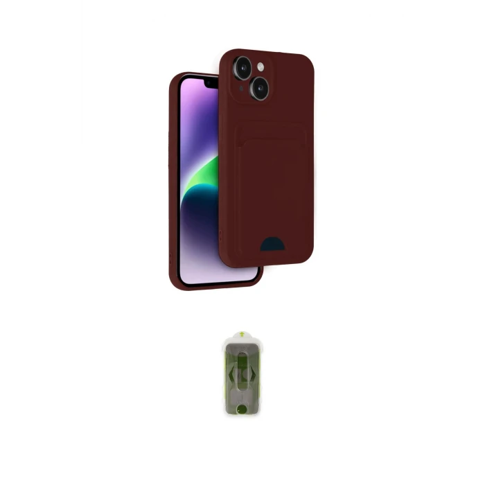 ieg™ iPhone 14 Kılıf Vadi Çizgi Prime - Siyah Joko Magic 5D Hayalet Cam