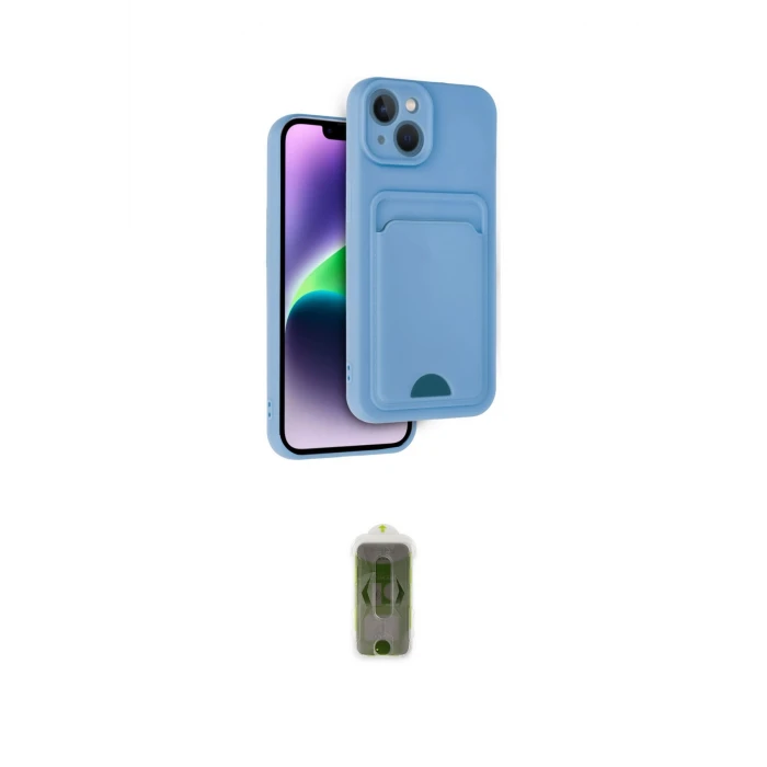ieg™ iPhone 14 Kılıf Vadi Çizgi Prime - Siyah Joko Magic 5D Hayalet Cam