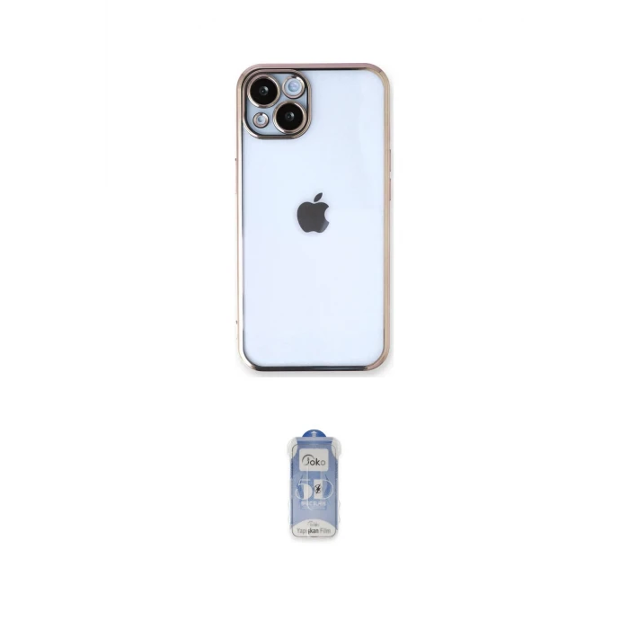 ieg™ iPhone 14 Kılıf Vadi Minimal - Siyah Joko Magic 5D Cam
