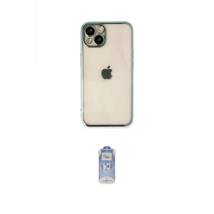 ieg™ iPhone 14 Kılıf Vadi Minimal - Siyah Joko Magic 5D Cam