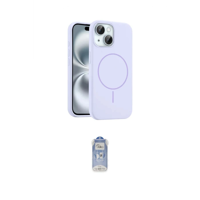 ieg™ iPhone 14 Kılıf Yankı Form Serisi - Siyah Joko Magic 5D Cam