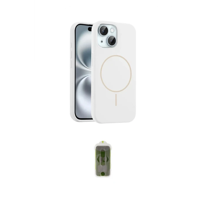 ieg™ iPhone 14 Kılıf Yankı Form Serisi - Siyah Joko Magic 5D Hayalet Cam