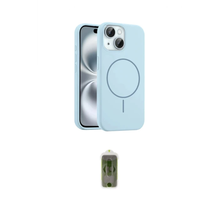 ieg™ iPhone 14 Kılıf Yankı Form Serisi - Siyah Joko Magic 5D Hayalet Cam