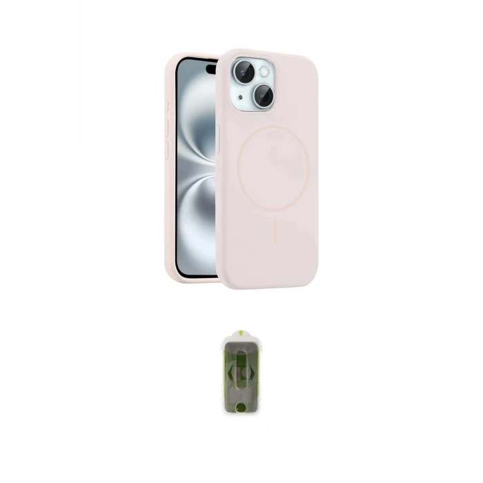 ieg™ iPhone 14 Kılıf Yankı Form Serisi - Siyah Joko Magic 5D Hayalet Cam