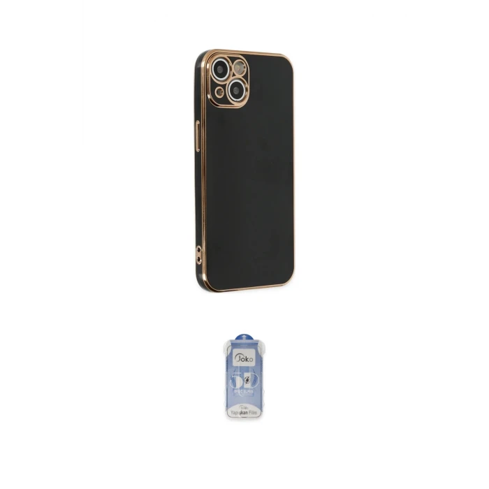 ieg™ iPhone 14 Kılıf Yankı Serisi - Siyah Joko Magic 5D Cam