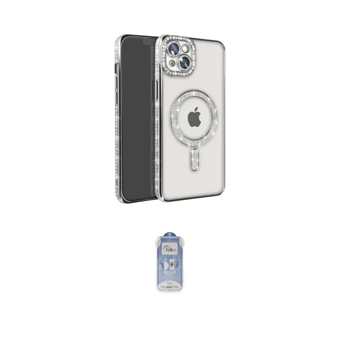 ieg™ iPhone 14 Kılıf Zirve Doku Prime - Siyah Joko Magic 5D Cam