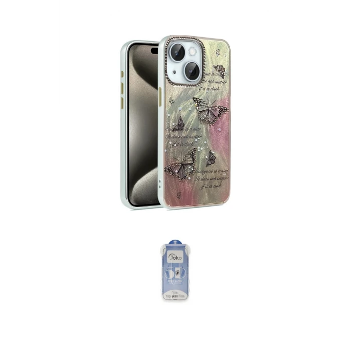 ieg™ iPhone 14 Kılıf Zirve Modern Prime - Siyah Joko Magic 5D Cam