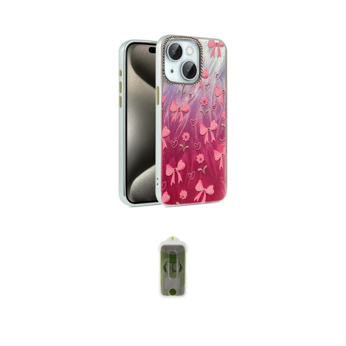ieg™ iPhone 14 Kılıf Zirve Modern Prime - Siyah Joko Magic 5D Hayalet Cam