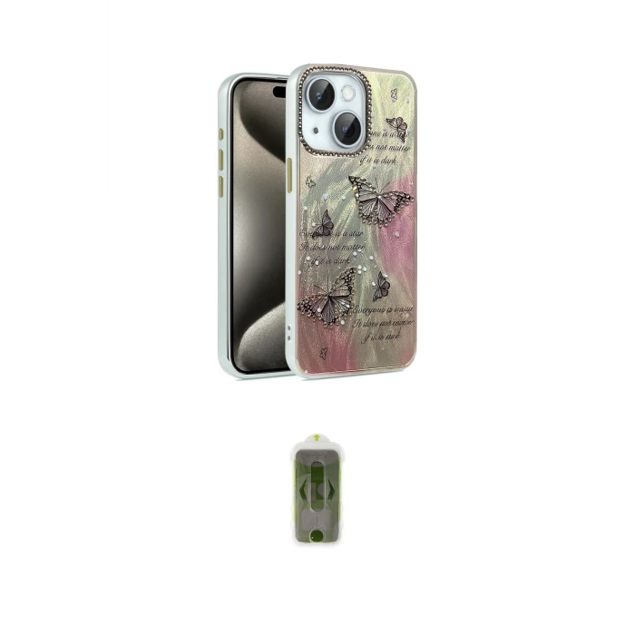 ieg™ iPhone 14 Kılıf Zirve Modern Prime - Siyah Joko Magic 5D Hayalet Cam