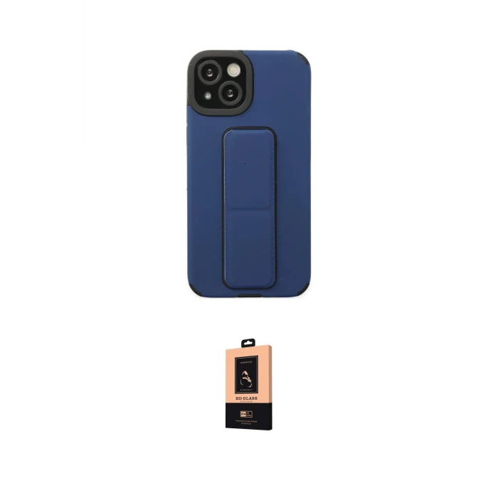 ieg™ iPhone 14 Plus Kılıf Çekirdek Yansıma - Şeffaf Maxco Cam Ekran Koruyucu