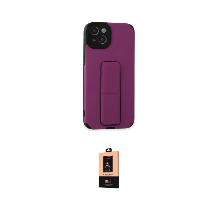 ieg™ iPhone 14 Plus Kılıf Çekirdek Yansıma - Şeffaf Maxco Cam Ekran Koruyucu