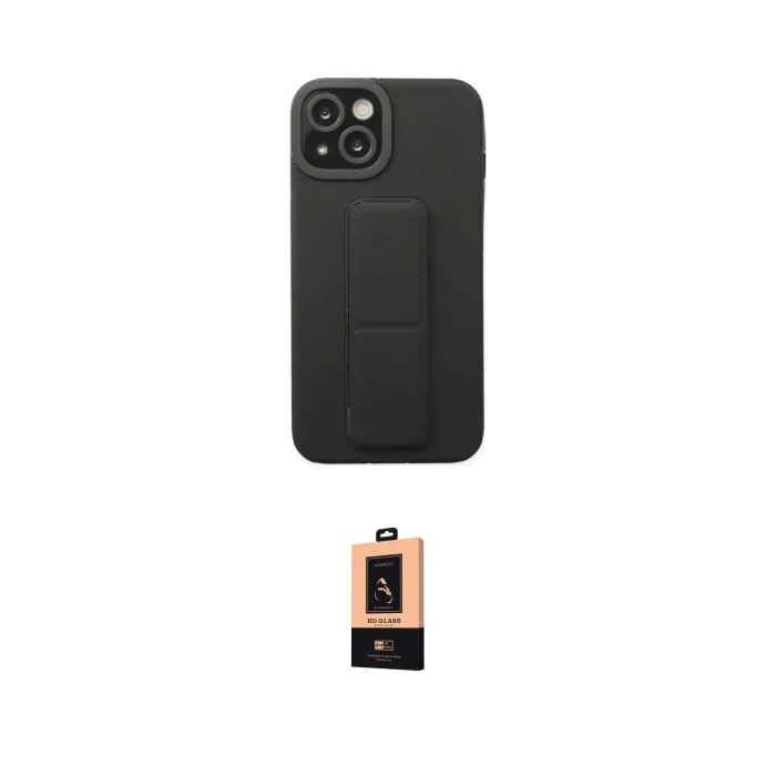 ieg™ iPhone 14 Plus Kılıf Çekirdek Yansıma - Şeffaf Maxco Cam Ekran Koruyucu