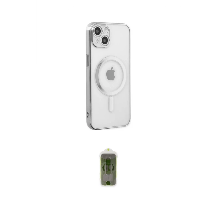 ieg™ iPhone 14 Plus Kılıf Doruk Minimal - Siyah Joko Magic 5D Hayalet Cam
