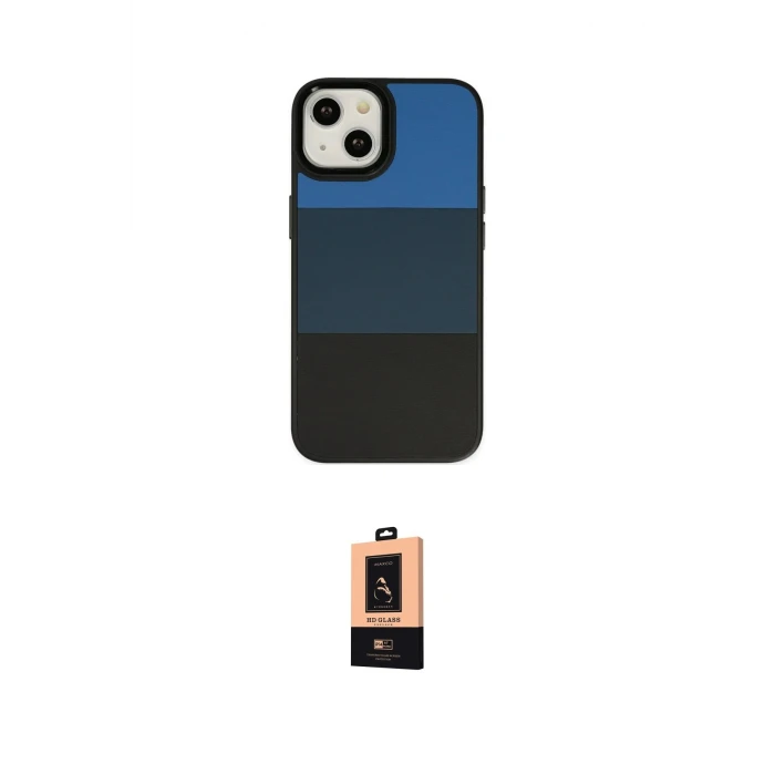 ieg™ iPhone 14 Plus Kılıf Kutup Özel Seri - Şeffaf Maxco Cam Ekran Koruyucu