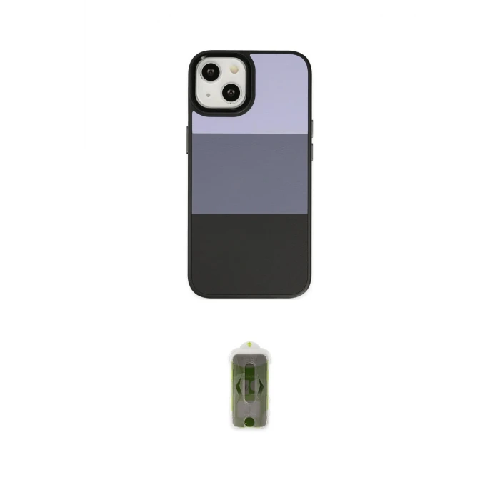 ieg™ iPhone 14 Plus Kılıf Kutup Özel Seri - Siyah Joko Magic 5D Hayalet Cam