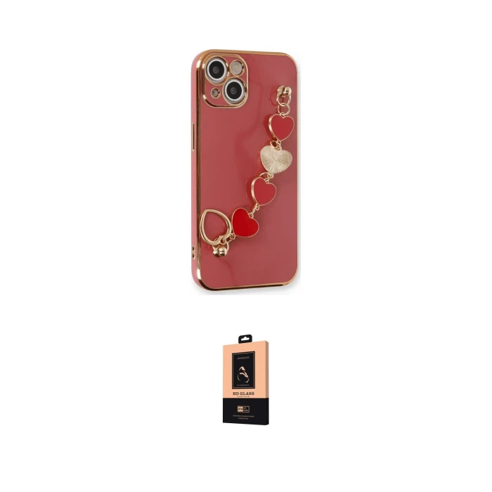 ieg™ iPhone 14 Plus Kılıf Nova Işık Prime - Şeffaf Maxco Cam Ekran Koruyucu
