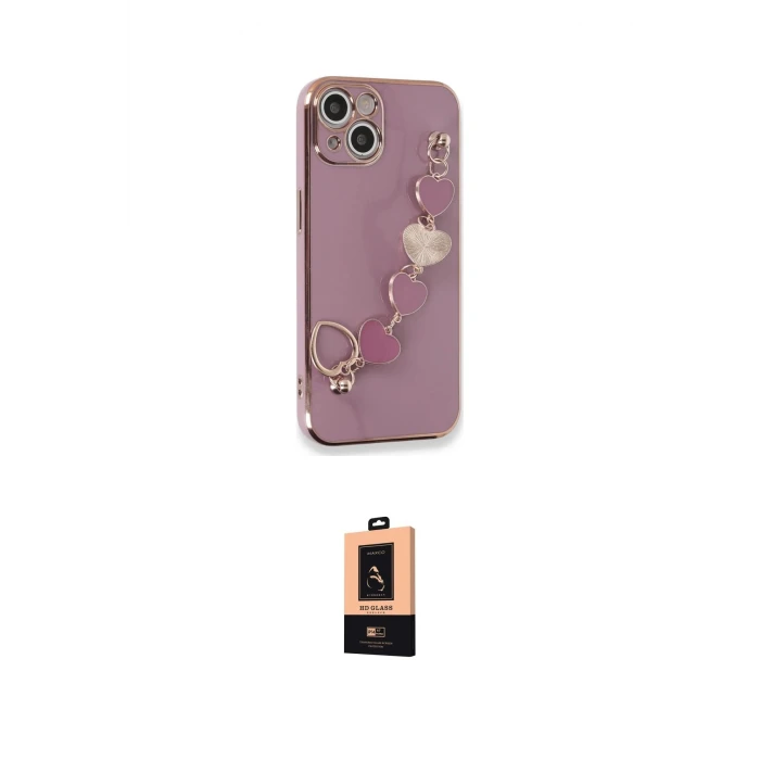 ieg™ iPhone 14 Plus Kılıf Nova Işık Prime - Şeffaf Maxco Cam Ekran Koruyucu