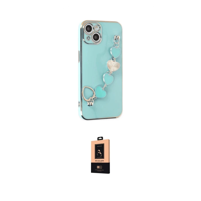 ieg™ iPhone 14 Plus Kılıf Nova Işık Prime - Şeffaf Maxco Cam Ekran Koruyucu