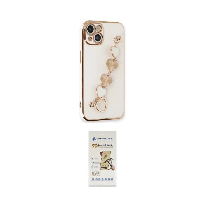 ieg™ iPhone 14 Plus Kılıf Nova Işık Prime - Siyah Mat Seramik Nano Ekran Koruyucu
