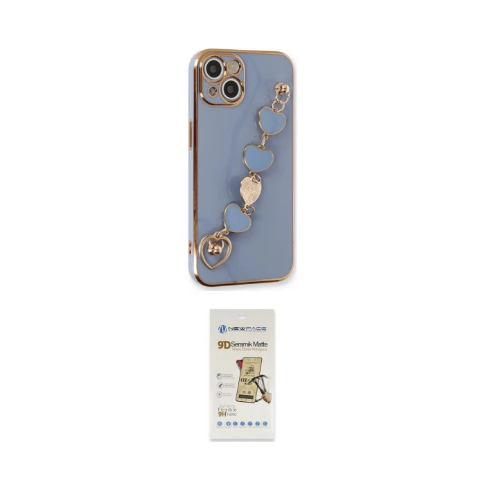 ieg™ iPhone 14 Plus Kılıf Nova Işık Prime - Siyah Mat Seramik Nano Ekran Koruyucu