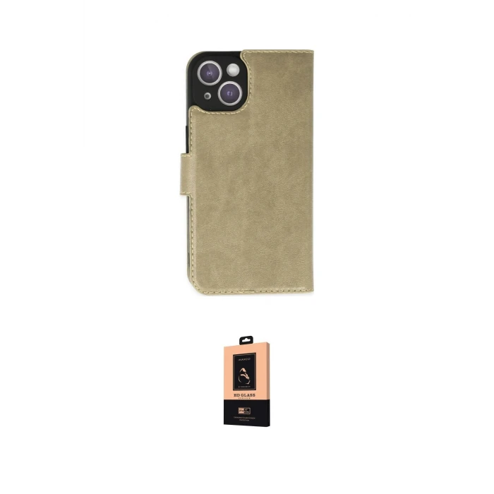 ieg™ iPhone 14 Plus Kılıf Siluet Işık Serisi - Şeffaf Maxco Cam Ekran Koruyucu