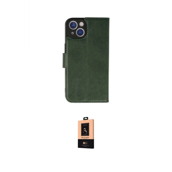 ieg™ iPhone 14 Plus Kılıf Siluet Işık Serisi - Şeffaf Maxco Cam Ekran Koruyucu