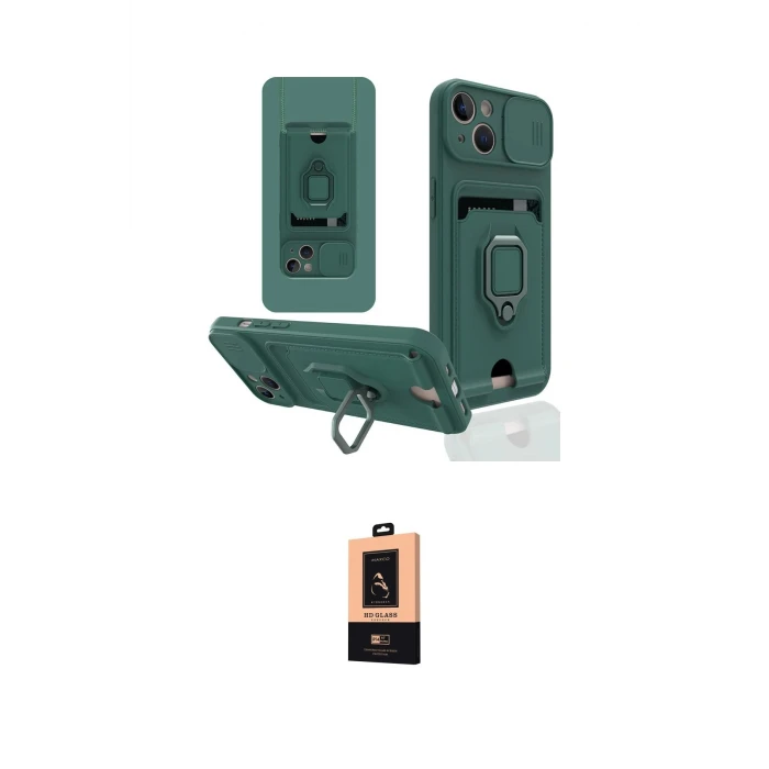 ieg™ iPhone 14 Plus Kılıf Vadi Form Prime - Şeffaf Maxco Cam Ekran Koruyucu