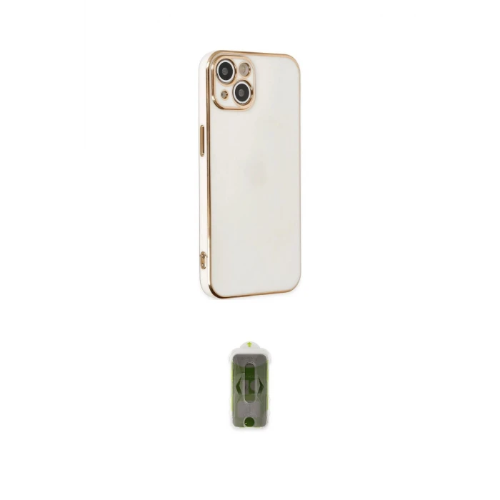 ieg™ iPhone 14 Plus Kılıf Yankı Serisi - Siyah Joko Magic 5D Hayalet Cam