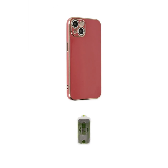 ieg™ iPhone 14 Plus Kılıf Yankı Serisi - Siyah Joko Magic 5D Hayalet Cam