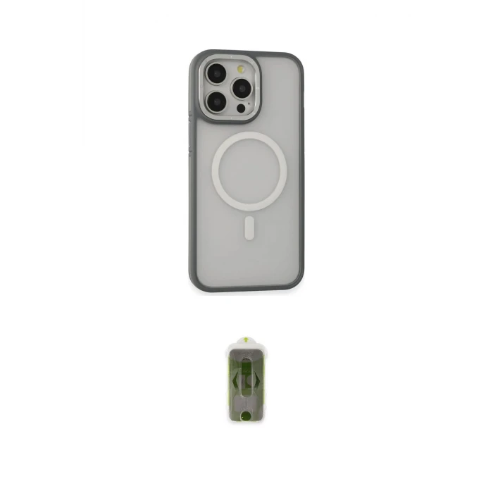 ieg™ iPhone 14 Pro Kılıf Ahenk Form Serisi - Siyah Joko Magic 5D Hayalet Cam
