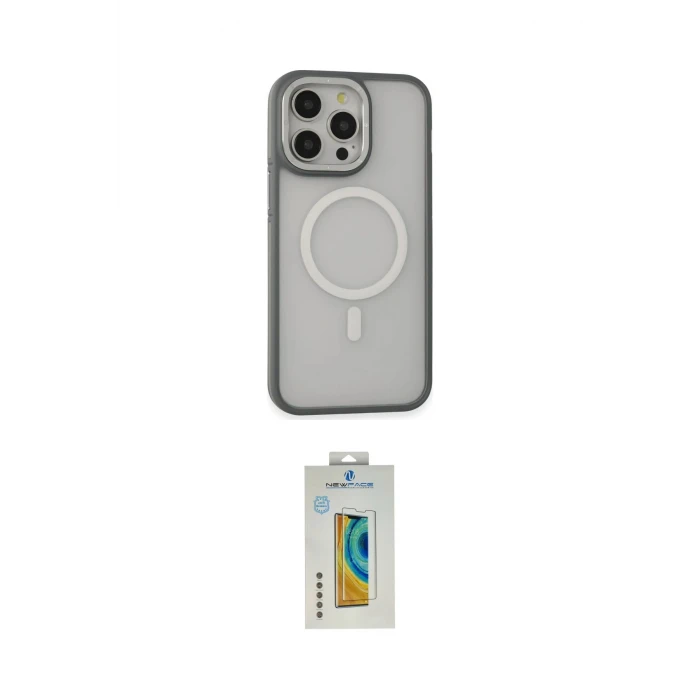 ieg™ iPhone 14 Pro Kılıf Ahenk Form Serisi - Siyah Polymer Nano Ekran Koruyucu