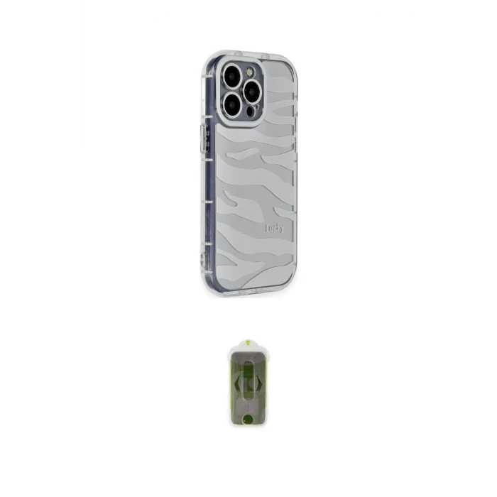 ieg™ iPhone 14 Pro Kılıf Ahenk Modern Serisi - Siyah Joko Magic 5D Hayalet Cam