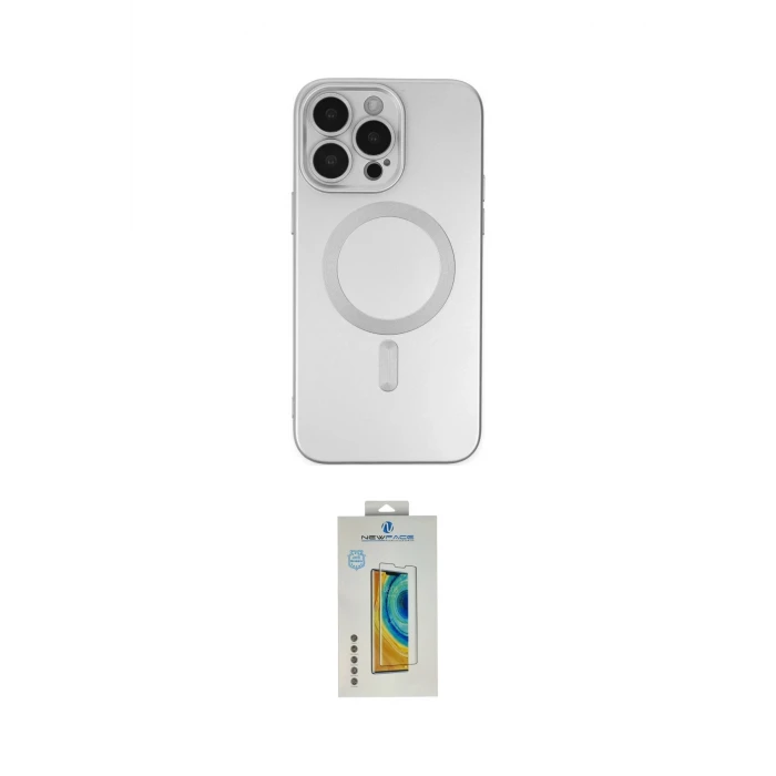 ieg™ iPhone 14 Pro Kılıf Akış Minimal Özel Seri - Siyah Polymer Nano Ekran Koruyucu