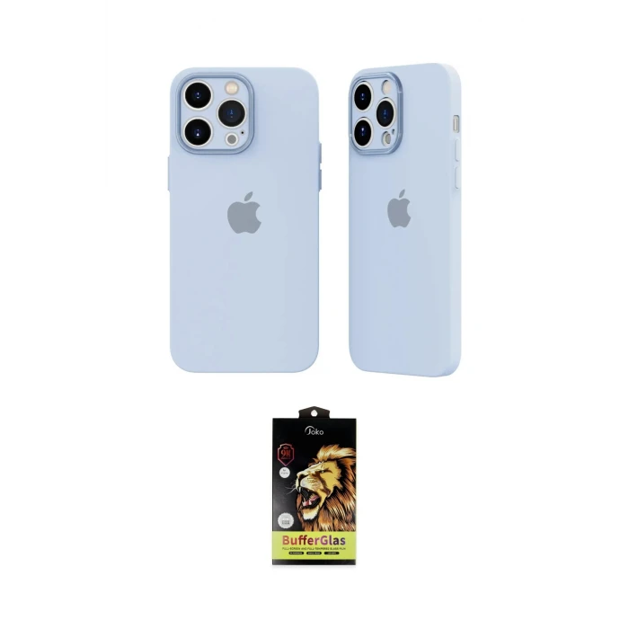ieg™ iPhone 14 Pro Kılıf Atlas Minimal Prime - Siyah Buffer Cam Ekran Koruyucu