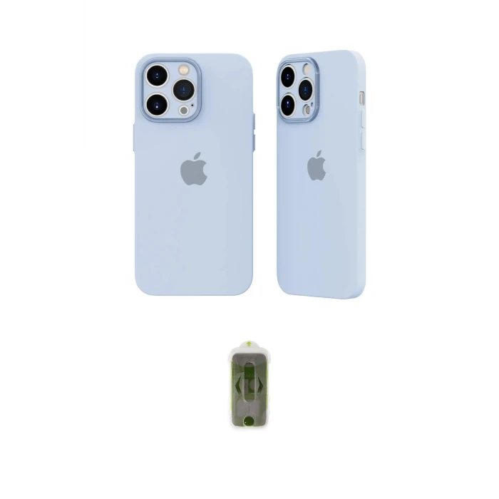 ieg™ iPhone 14 Pro Kılıf Atlas Minimal Prime - Siyah Joko Magic 5D Hayalet Cam